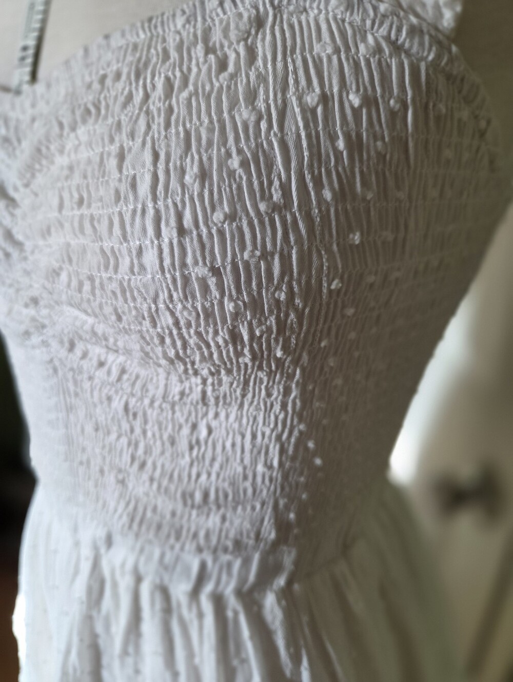 Mable White Ruffle Mini Dress Size S - Picture 4 of 9